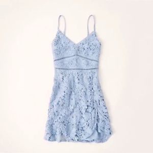 Abercrombie Blue Lace Dress.